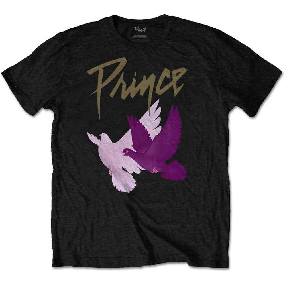 Prince - Doves Heren Tshirt - Zwart